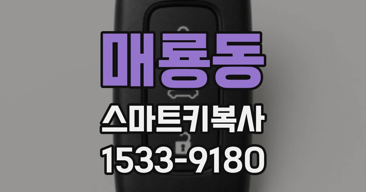 매룡동 스마트키복사