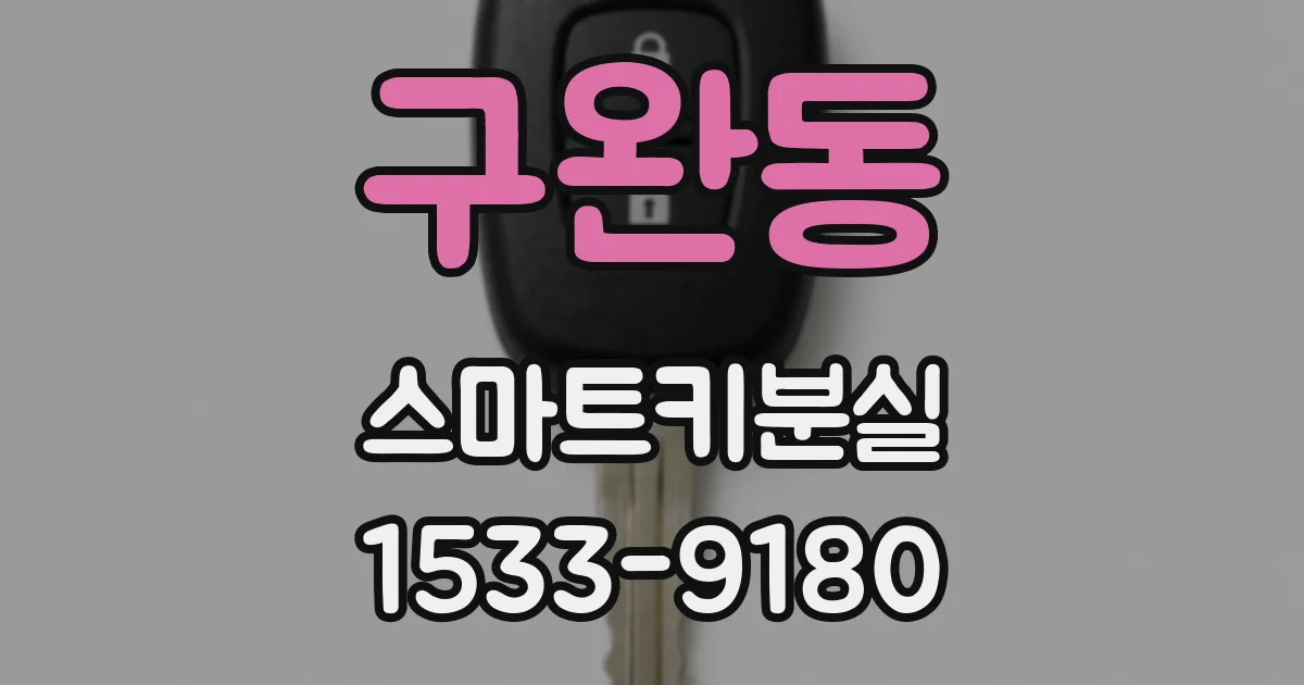 구완동 스마트키분실