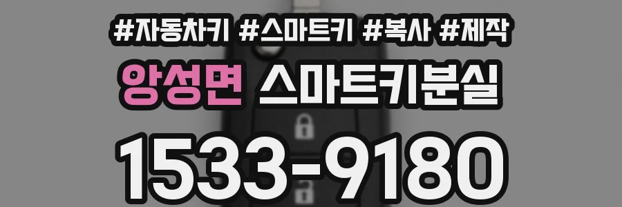 앙성면 스마트키분실