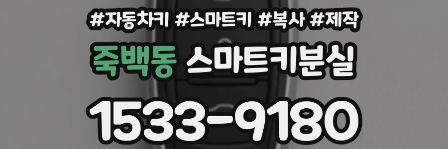 죽백동 스마트키분실