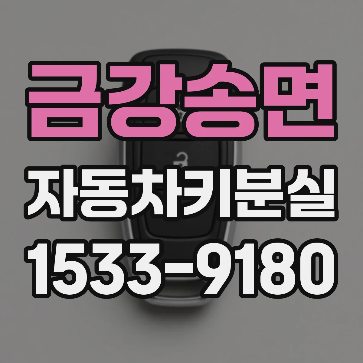 금강송면 자동차키분실