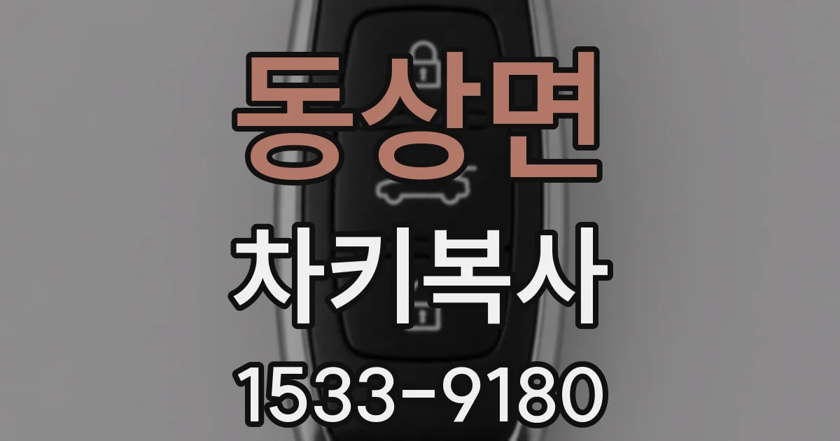 동상면 차키복사