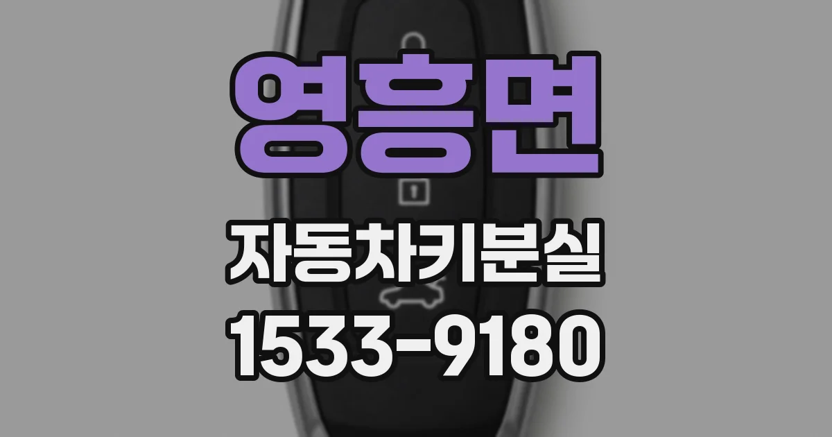영흥면 자동차키분실