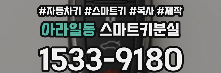 아라일동 스마트키분실