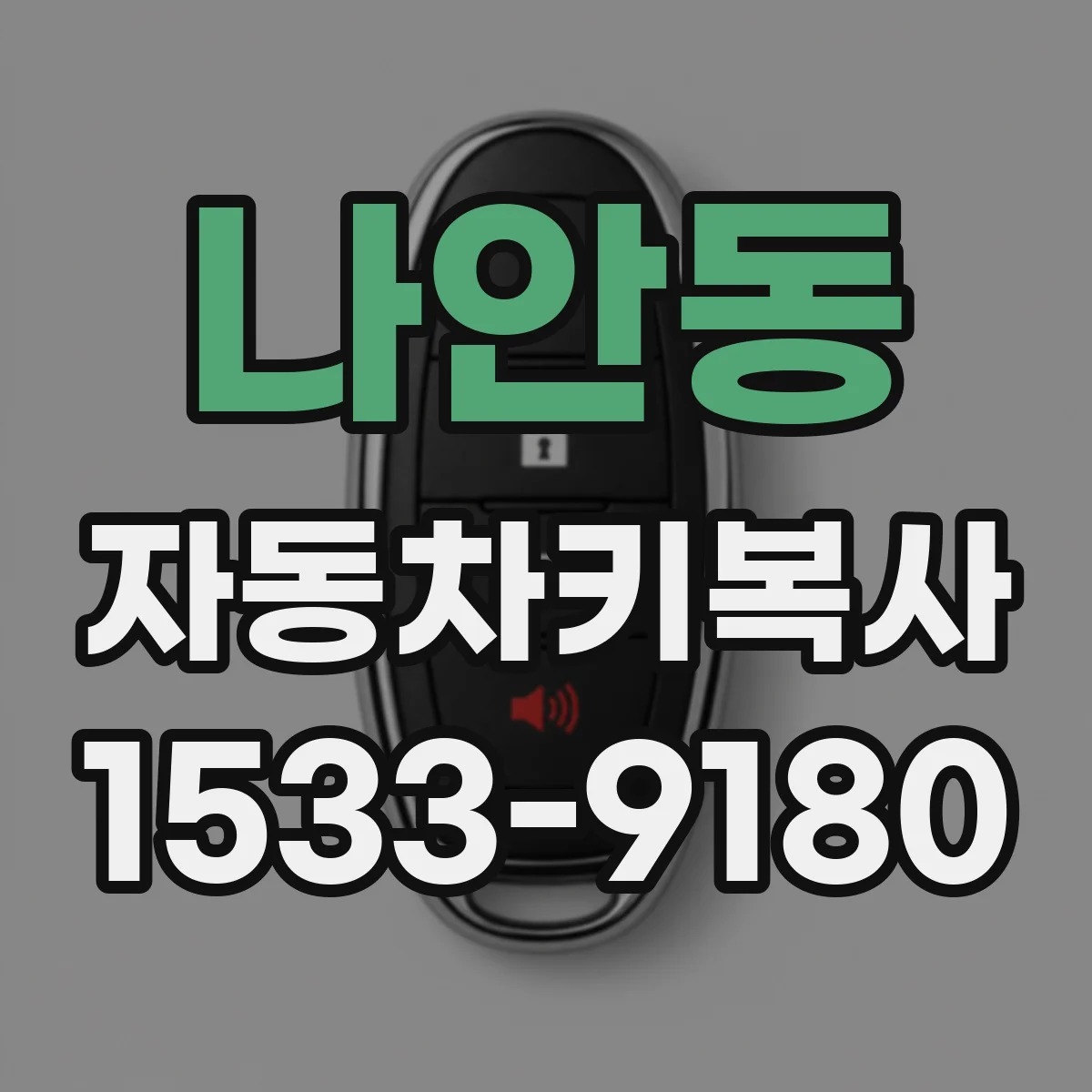 나안동 자동차키복사