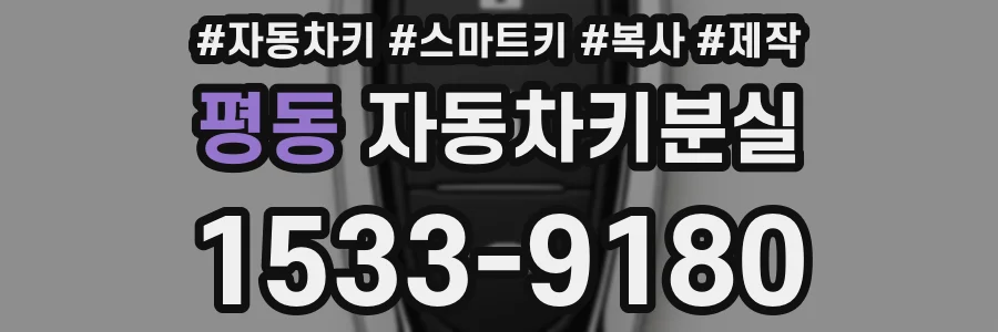 평동 자동차키분실