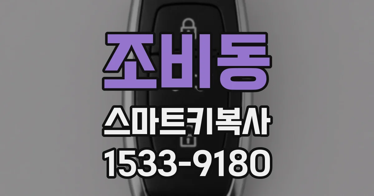 조비동 스마트키복사