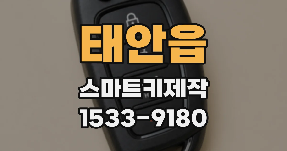 태안읍 스마트키제작