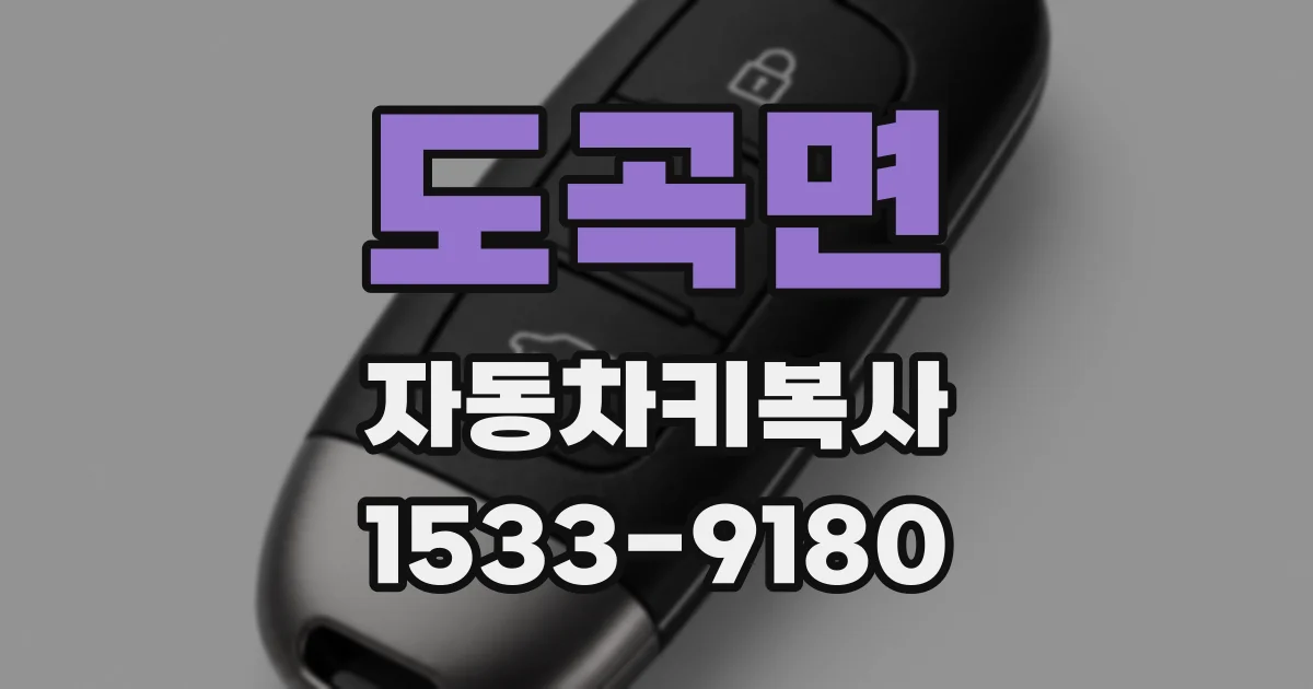 도곡면 자동차키복사