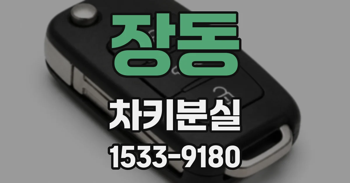 장동 차키분실