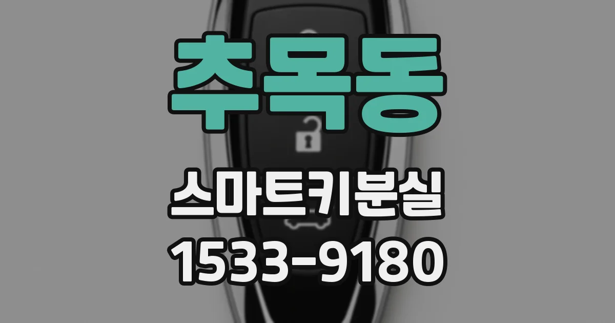 추목동 스마트키분실