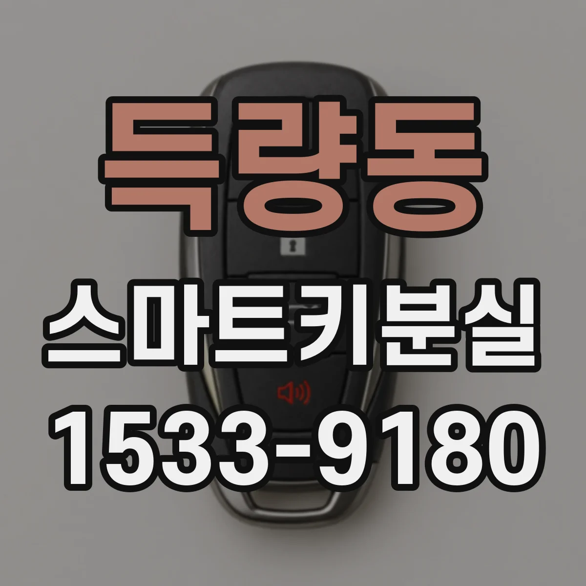 득량동 스마트키분실