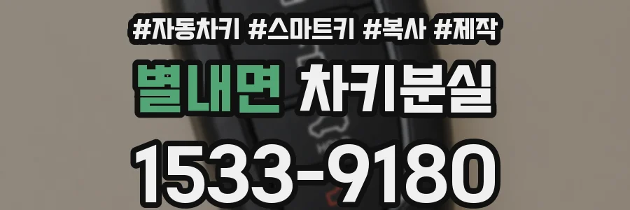 별내면 차키분실