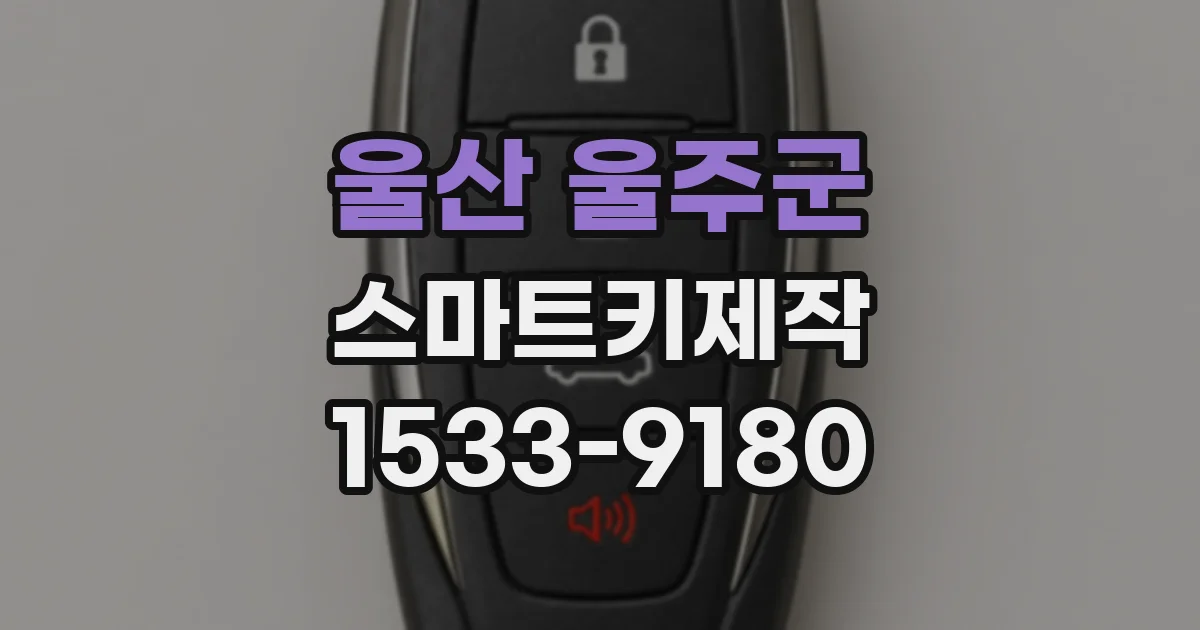울산 울주군 스마트키제작