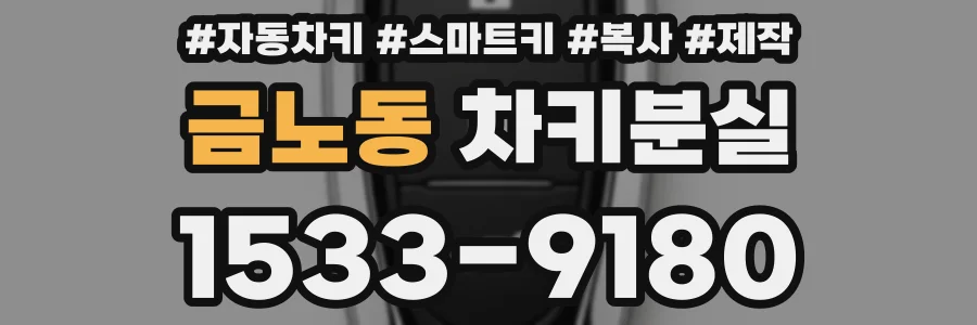 금노동 차키분실