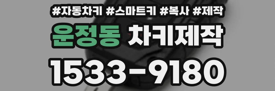 운정동 차키제작