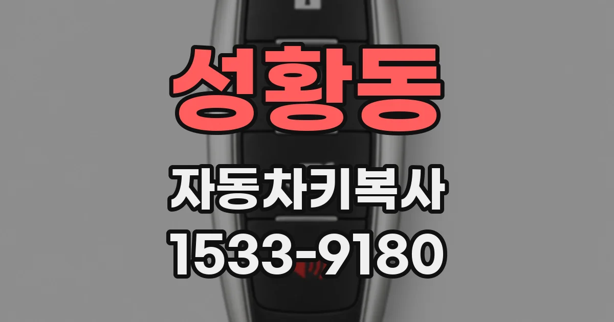 성황동 자동차키복사