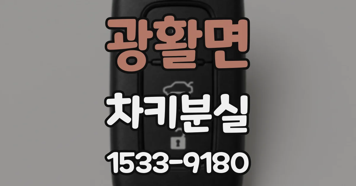 광활면 차키분실