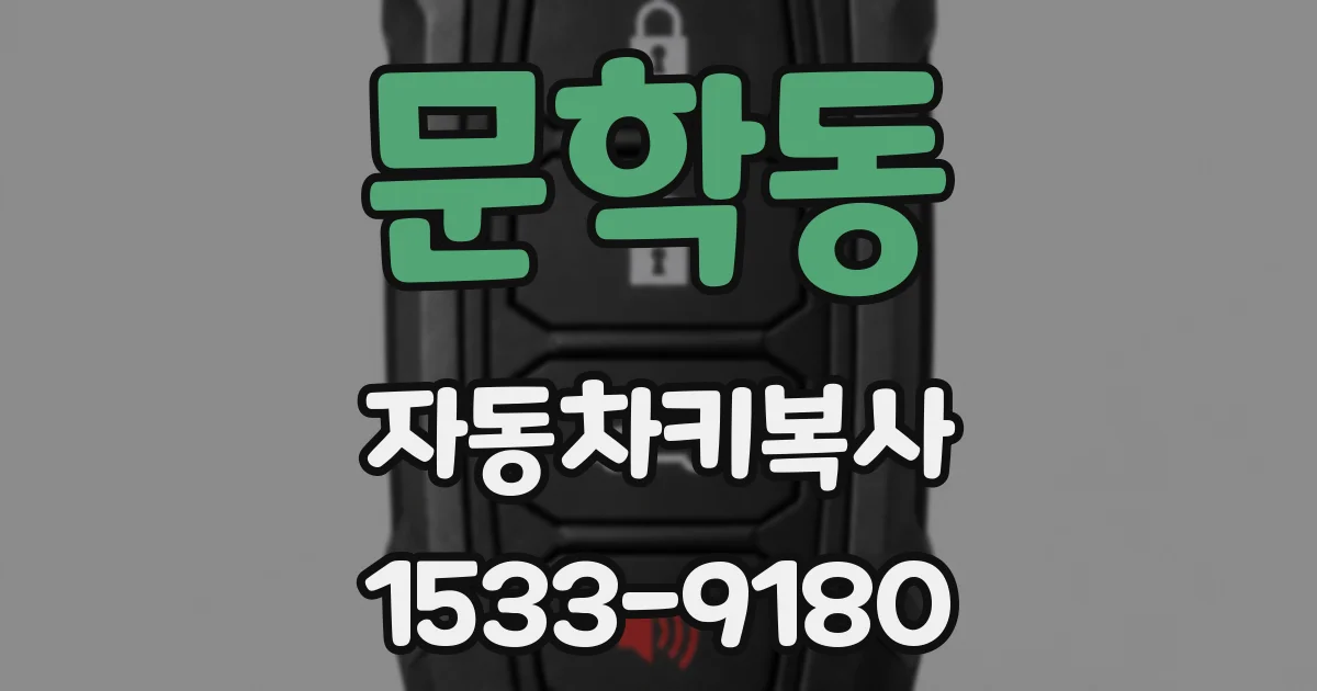 문학동 자동차키복사