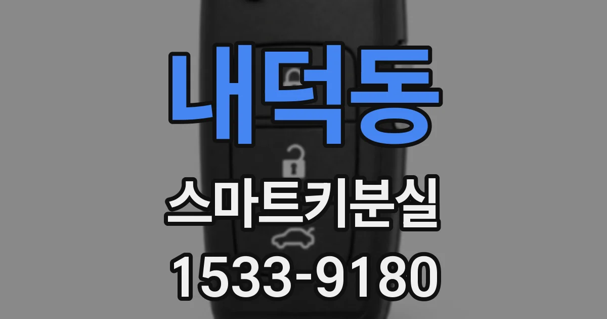 내덕동 스마트키분실