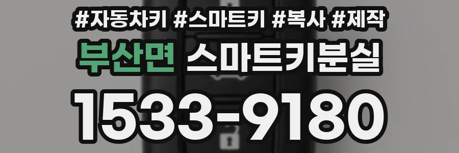 부산면 스마트키분실