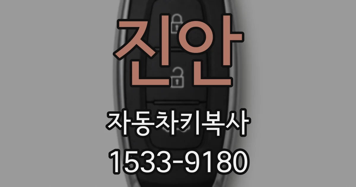진안 자동차키복사