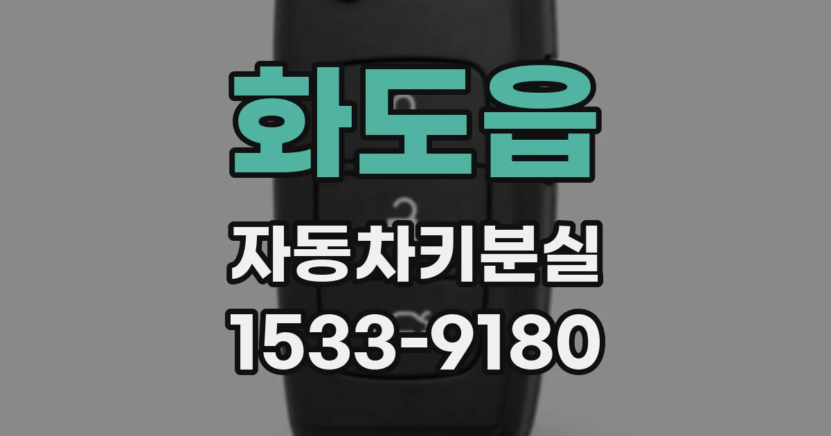 화도읍 자동차키분실