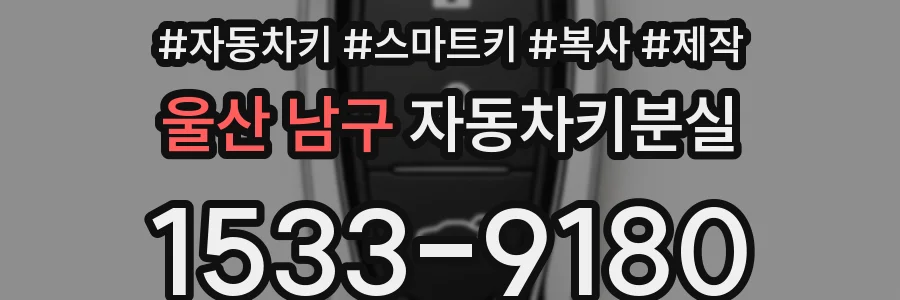 울산 남구 자동차키분실