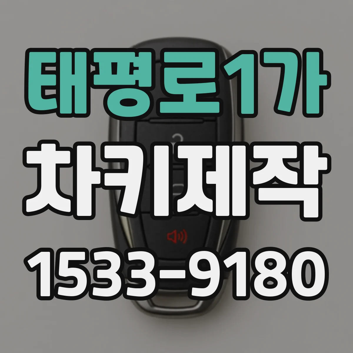 태평로1가 차키제작