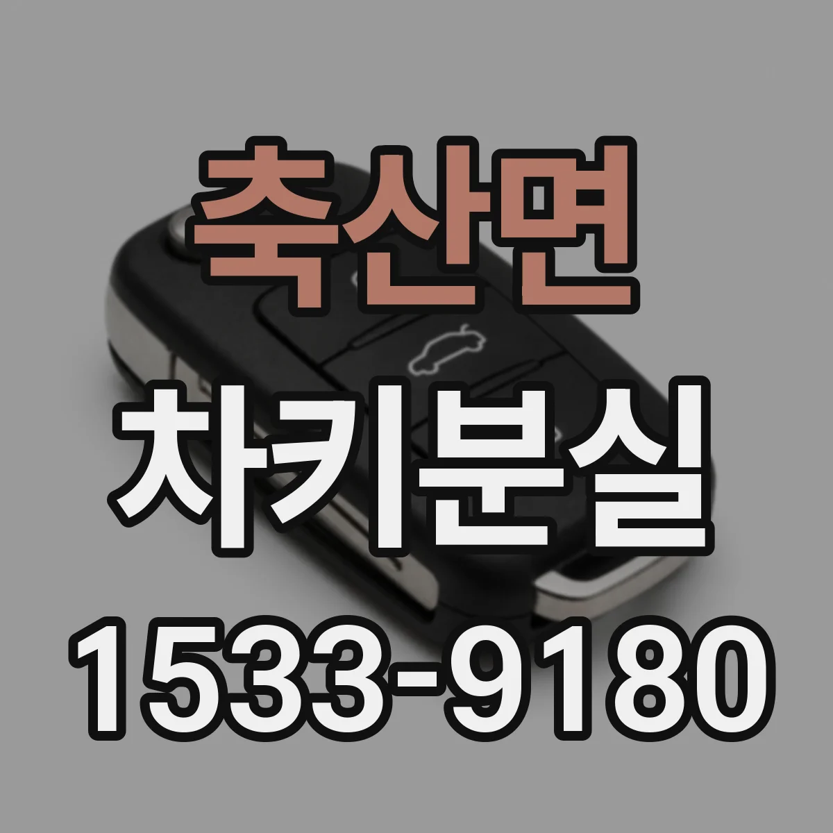 축산면 차키분실
