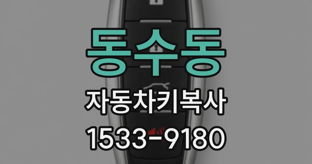 동수동 자동차키복사