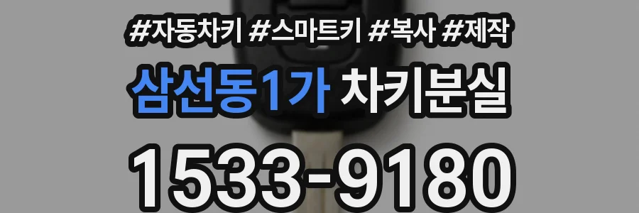 삼선동1가 차키분실