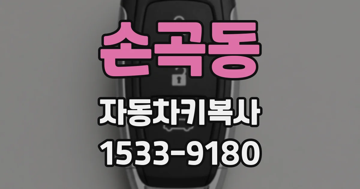 손곡동 자동차키복사