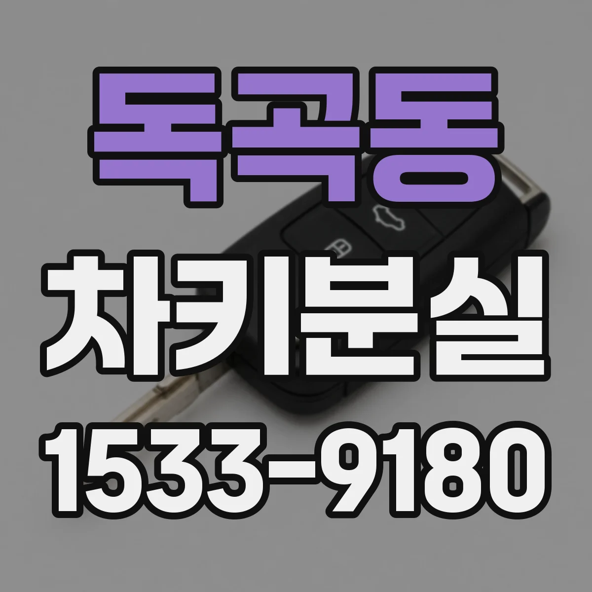 독곡동 차키분실