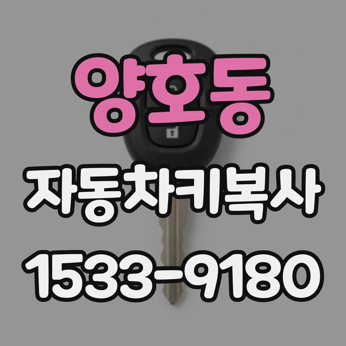 양호동 자동차키복사