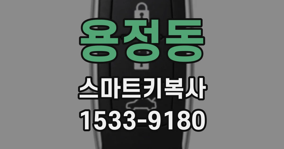 용정동 스마트키복사