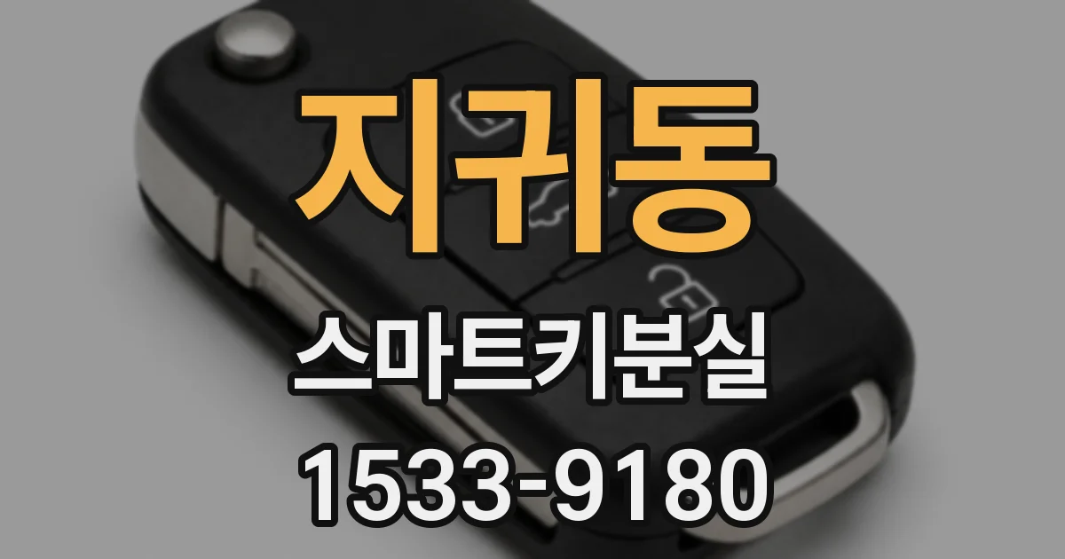 지귀동 스마트키분실
