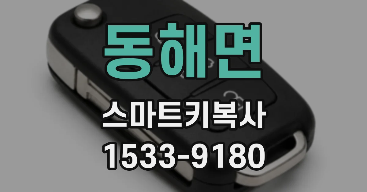 동해면 스마트키복사
