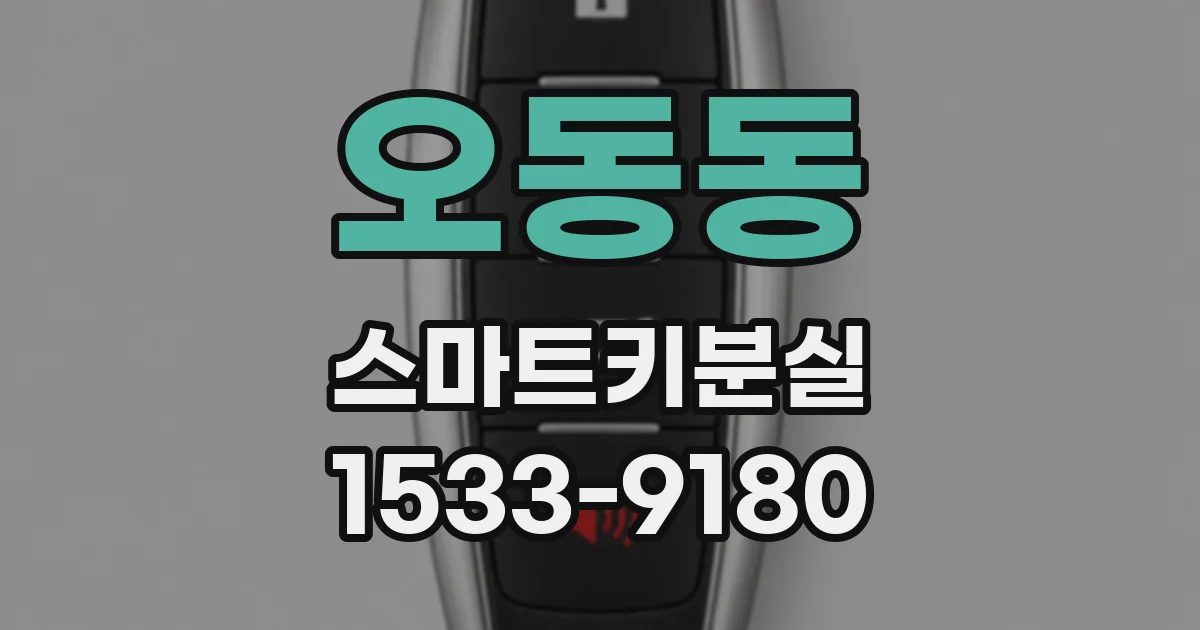 오동동 스마트키분실