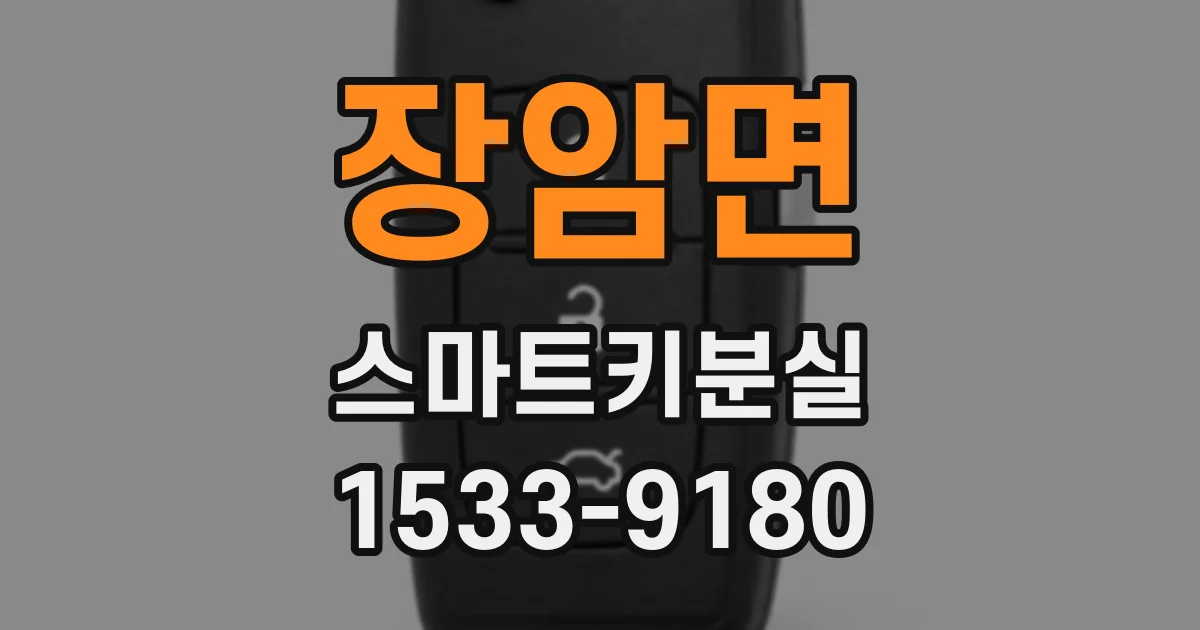 장암면 스마트키분실