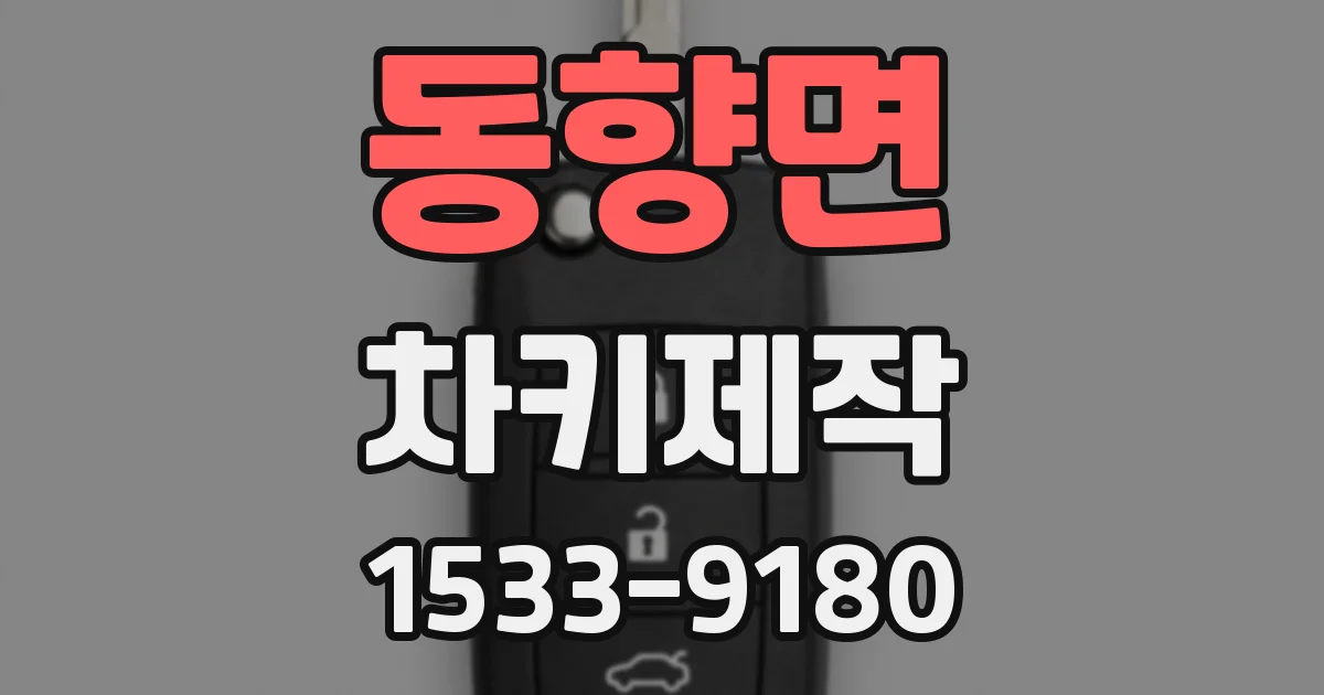 동향면 차키제작
