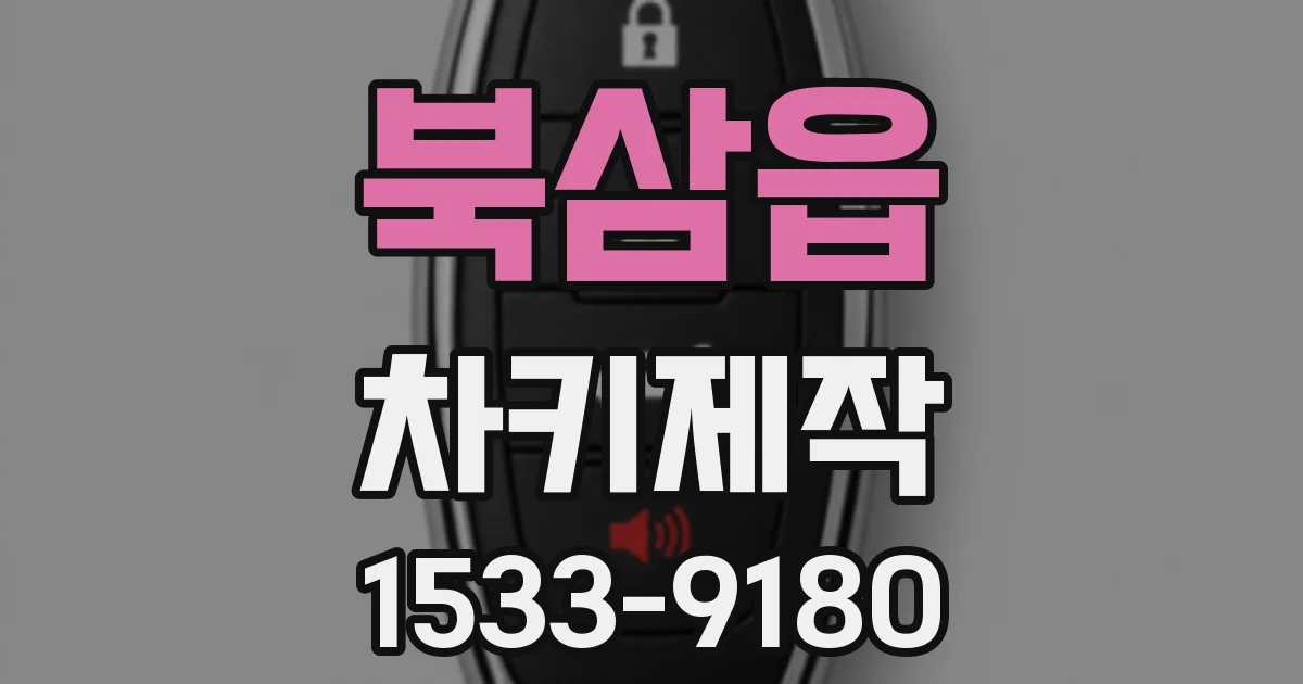 북삼읍 차키제작