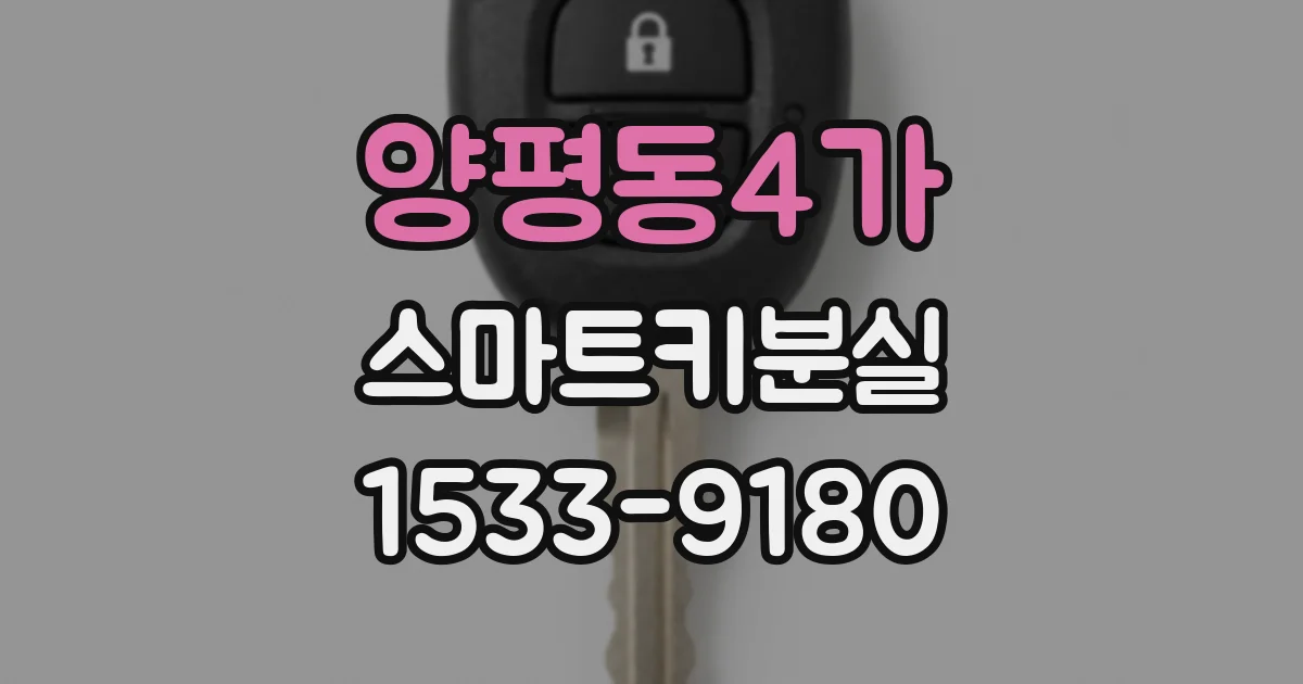 양평동4가 스마트키분실