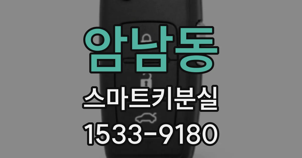 암남동 스마트키분실