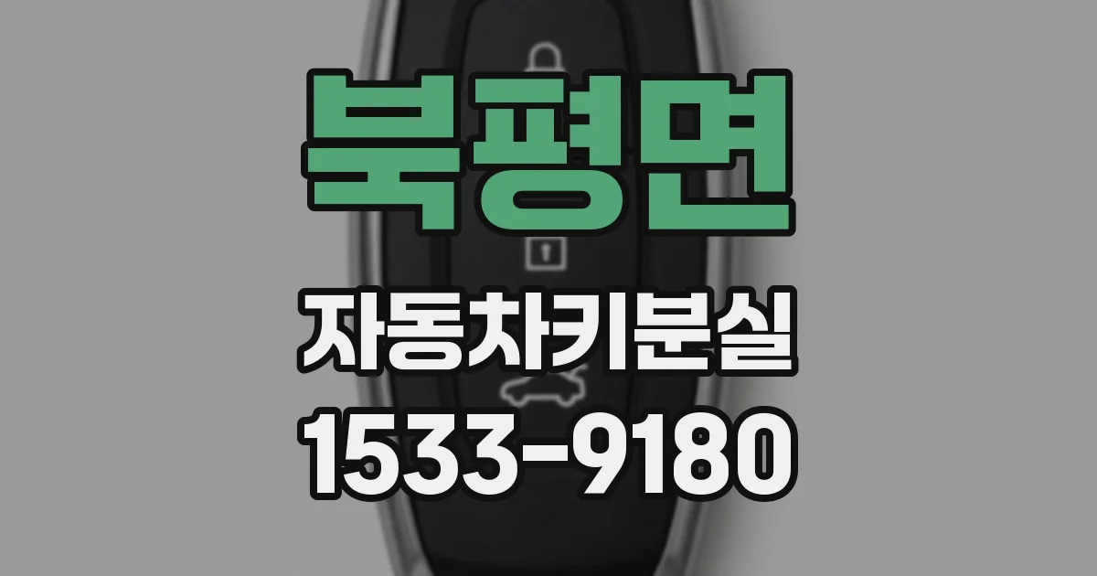북평면 자동차키분실