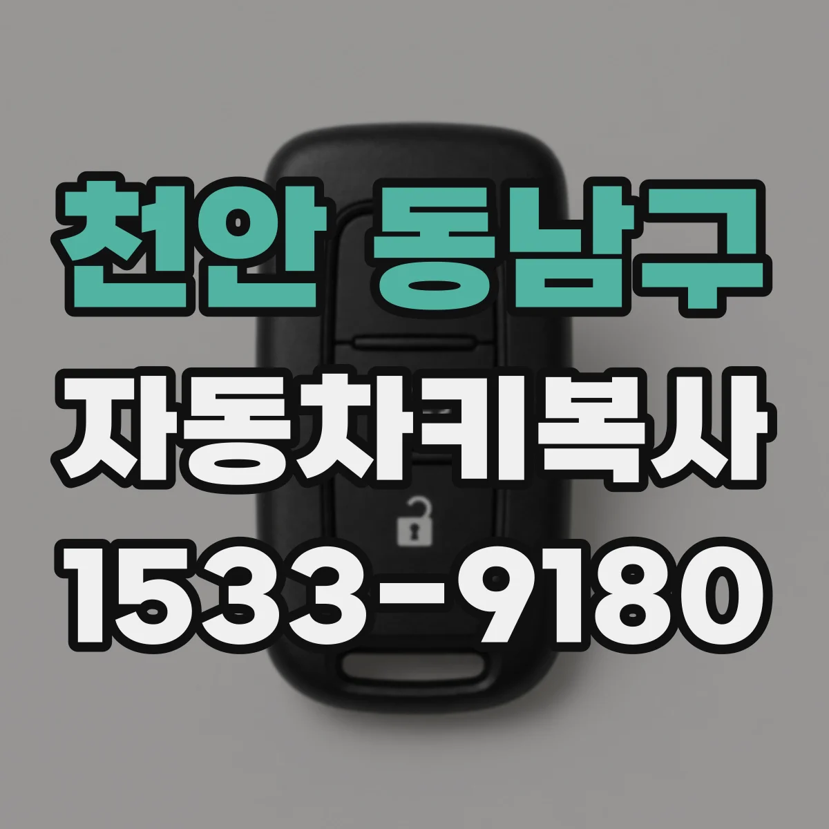 천안 동남구 자동차키복사