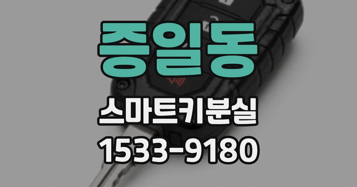 증일동 스마트키분실