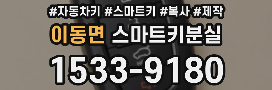 이동면 스마트키분실