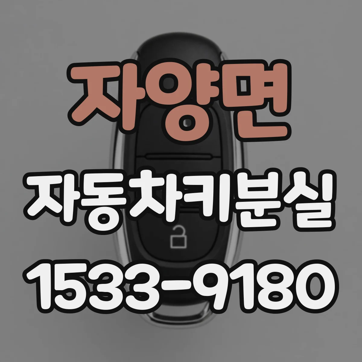 자양면 자동차키분실