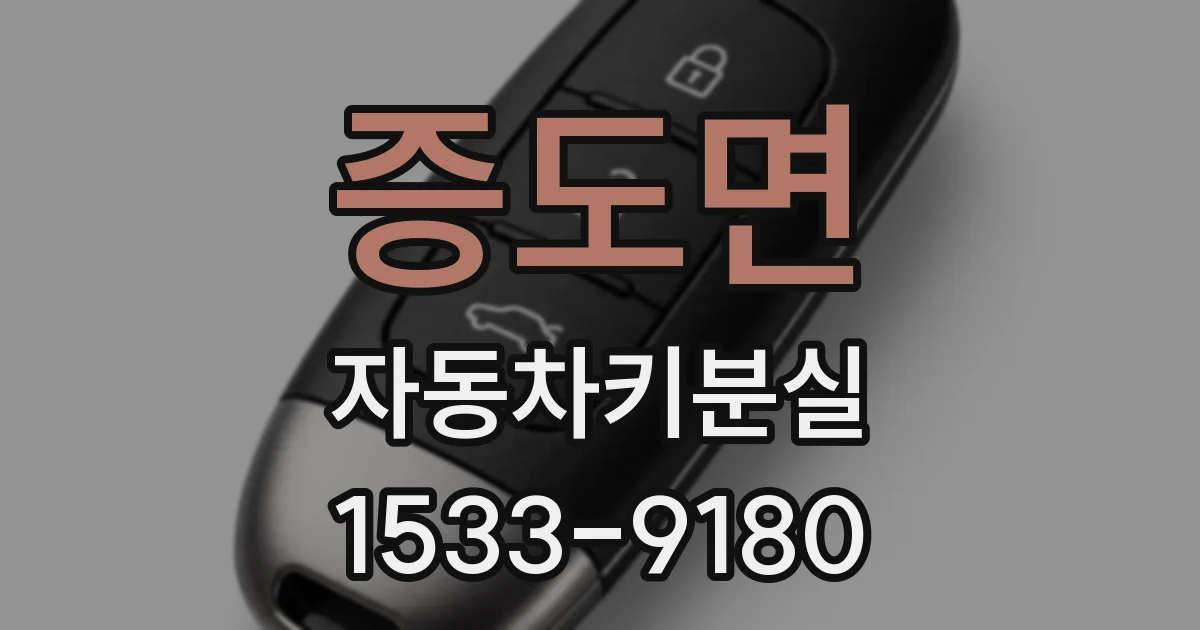 증도면 자동차키분실